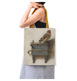 Cotton Tote Bag with lining, Fabritius, The Goldfinch