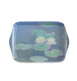 Mini tray, 21 x 14 cm, Monet, Waterlilies by evening light