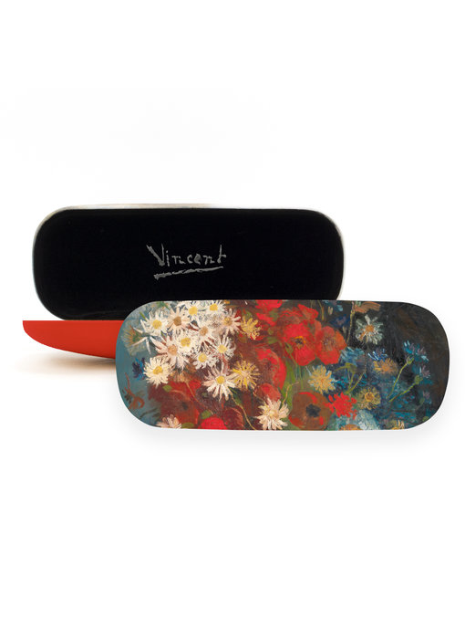 Funda de gafas, Bodegón con flores de campo, Van Gogh