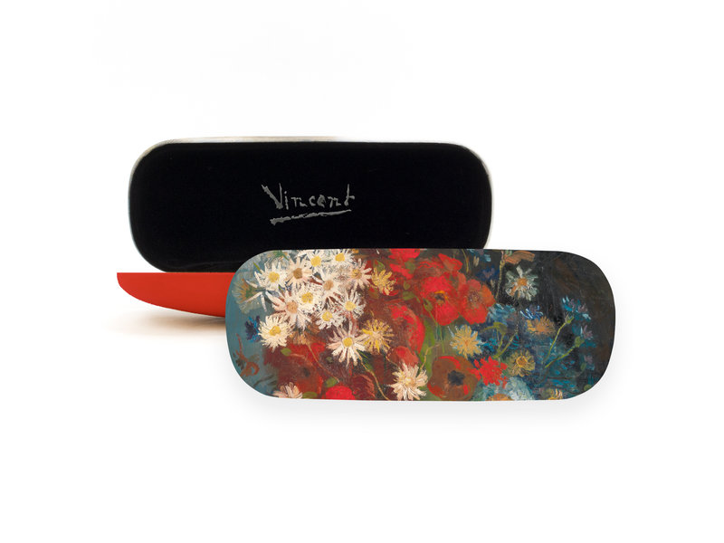 Funda de gafas, Bodegón con flores de campo, Van Gogh