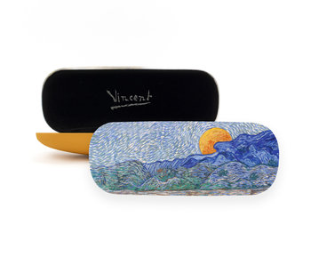 Brillenkoker, Landschap met korenschoven, Van Gogh