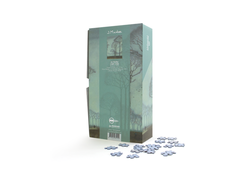 Rompecabezas, 1000 piezas, Jan Mankes, Fila de árboles