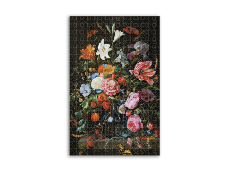 Puzzle, 1000 piezas, De Heem, Flores