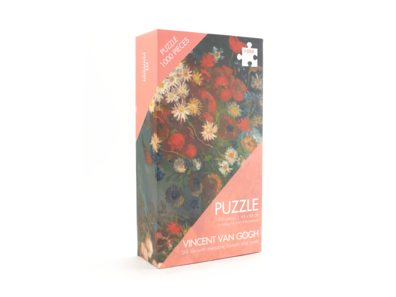 Puzzle, 1000 pièces, Vase avec des fleurs, Van Gogh