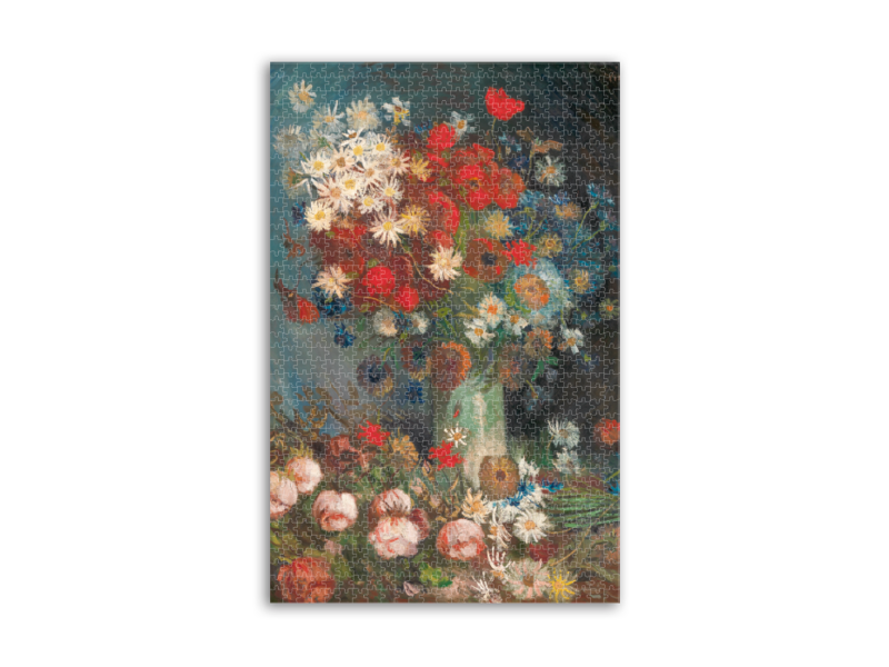 Puzzle, 1000 pièces, Vase avec des fleurs, Van Gogh