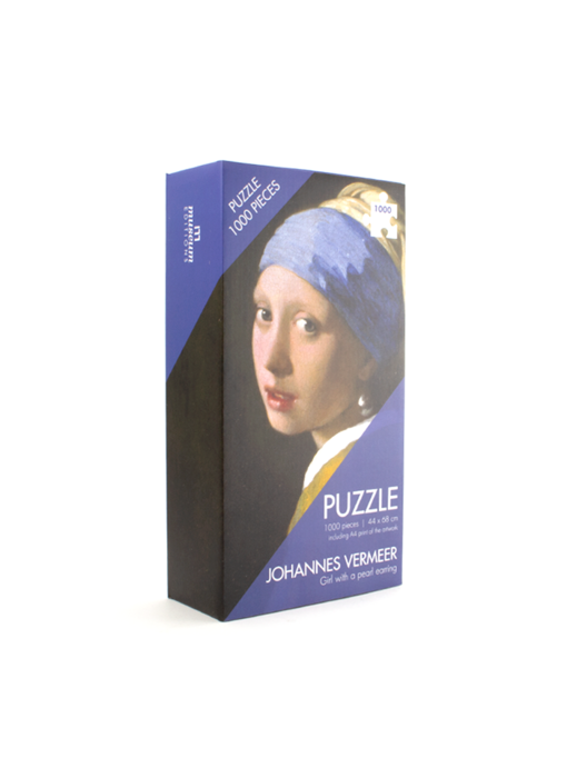Puzzle, 1000 pièces, Vermeer, Fille à la boucle d'oreille en perle