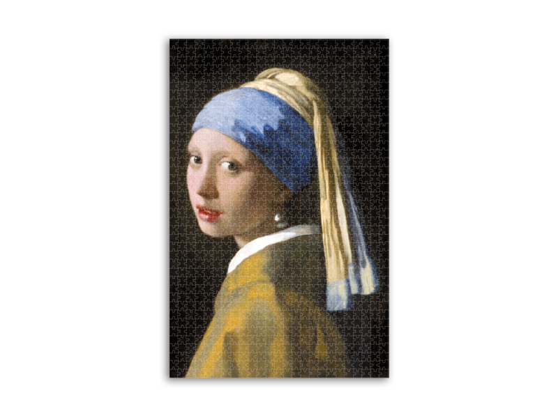 Trefl Puzzle 1000 pièces : Art Collection : La jeune Fille à la perle pas  cher 