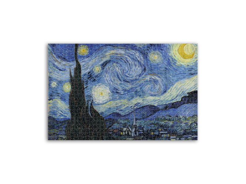 Jigsaw Puzzle, 1000 Pieces, Starry Night, Vincent van Gogh