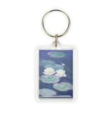 Key ring, Monet, Waterlilies by evening light