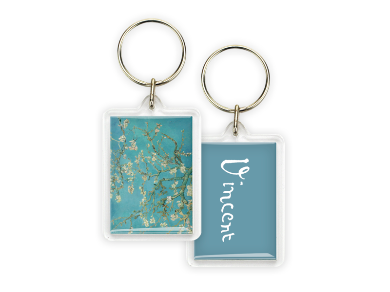 Porte-clés, fleur d'amandier, Van Gogh