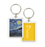 Key ring, Monet, Starry Night, Vincent van Gogh