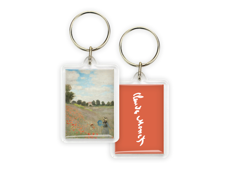 Key ring, Monet, Field of poppies