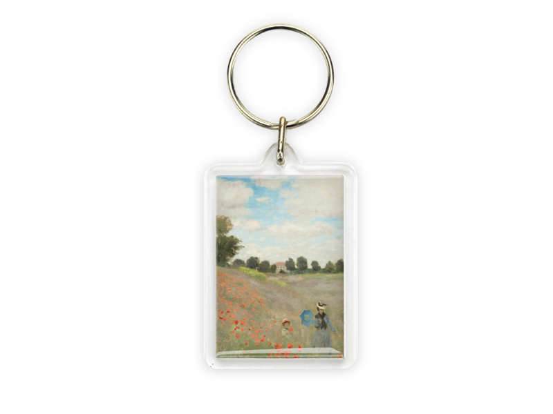 Sleutelhanger, Monet, Veld met klaprozen