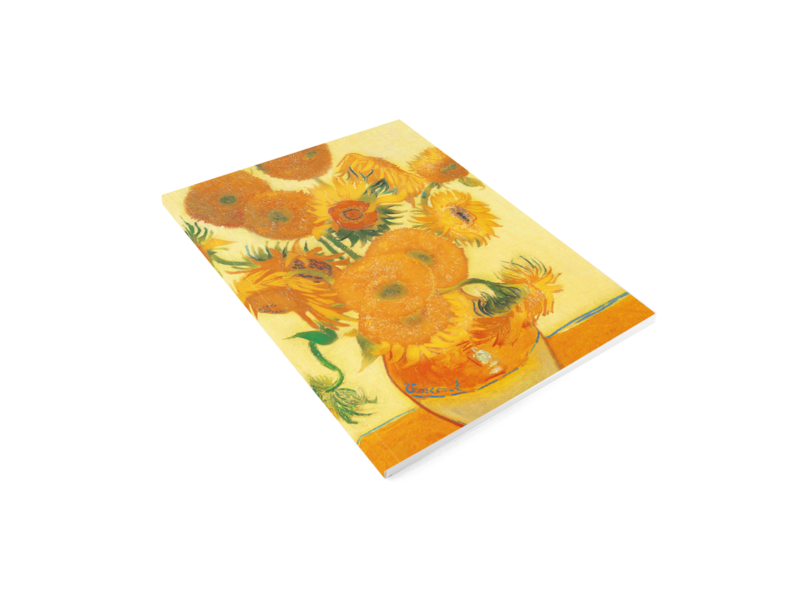 Cahier d'artiste, Tournesols, Vincent van Gogh