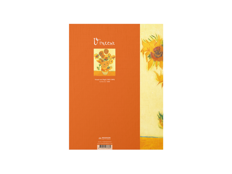 Cahier d'artiste, Tournesols, Vincent van Gogh