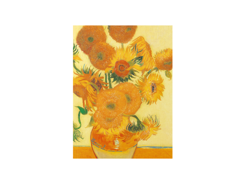 Cahier d'artiste, Tournesols, Vincent van Gogh