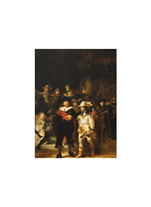 Diario del artista,  guardia nocturna, Rembrandt