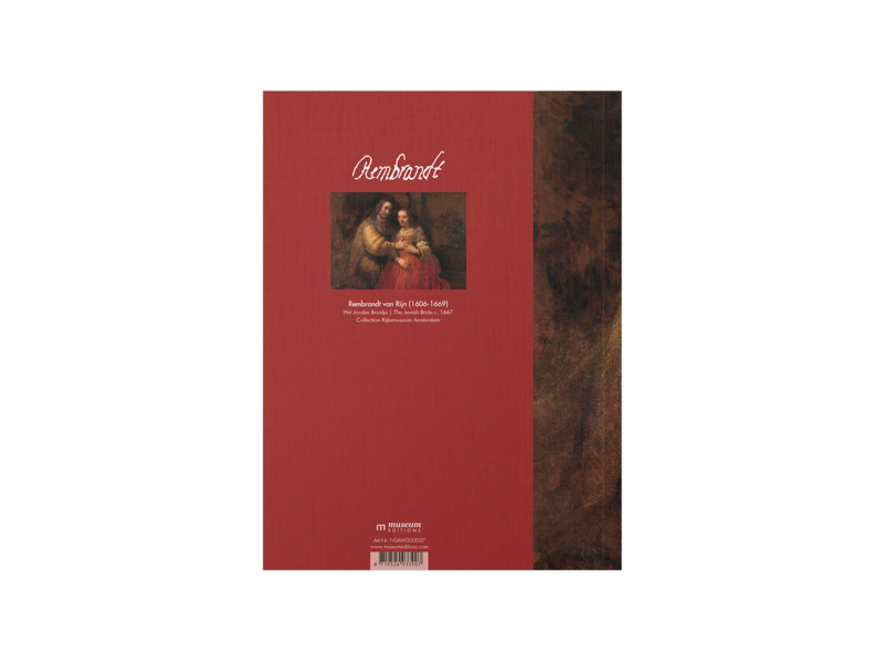 Softcover kunst schetsboek, Joods Bruidje, Rembrandt