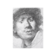 Artist Journal,  Rembrandt, ets, Verbaasde blik
