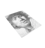 Cahier d'artiste, Rembrandt, visage curieux