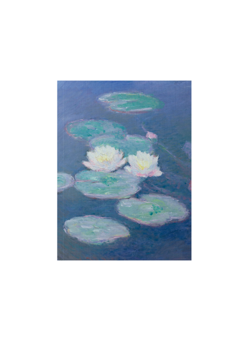 Artist Journal, Monet, Waterlelies in evening light