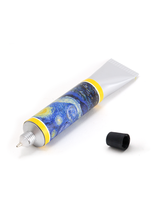 Stylo tube de peinture, Vincent van Gogh, Nuit étoilée