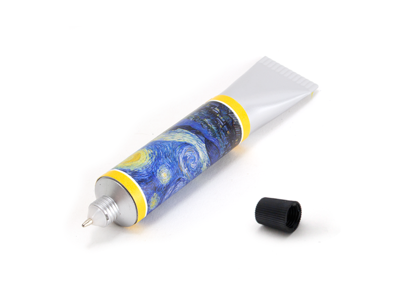 Lápiz de tubo de pintura, Vincent van Gogh, noche estrellada