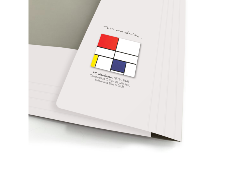 Portfolio with elas.tic closure A4 , Mondrian