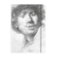 Porte-documents avec bande élastique, Rembrandt, visage curieux