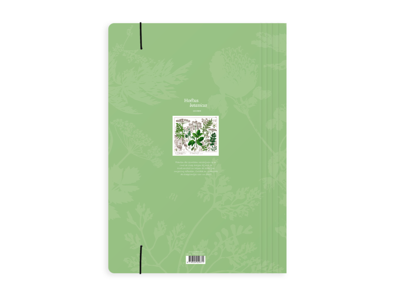 Portfolio elas.closure A4 , Elder Leaf, Hortus Botanicus