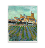 Lens cloth ,View of Saintes-Maries-de-la-Mer, Van Gogh