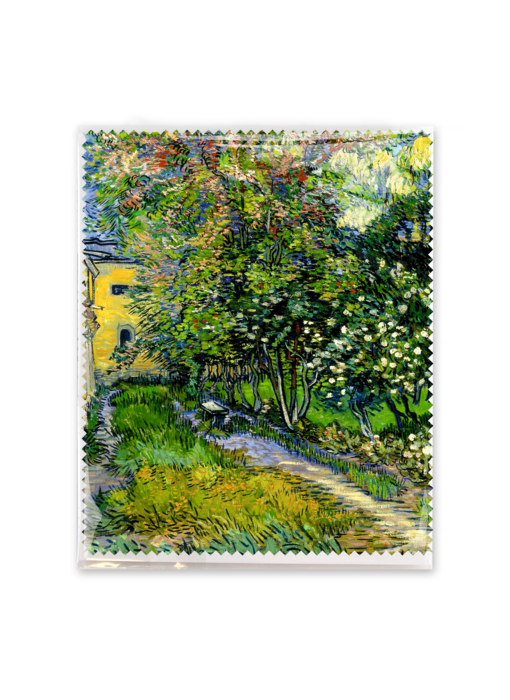 Paño de gafas, 15x18 cm, Jardín en Saint-Remy, Vincent van Gogh