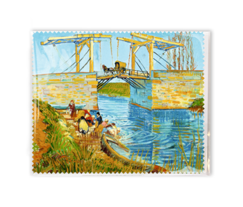 Paño de gafas, 15x18 cm, Puente en Arles, Vincent van Gogh