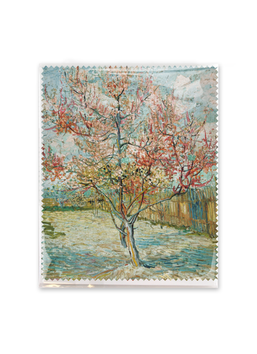 Brillendoekje, 15x18 cm, Roze perzikbomen, Vincent van Gogh