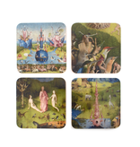 Dessous de verre, lot de 4, Le Jardin des délices, Jheronimus Bosch