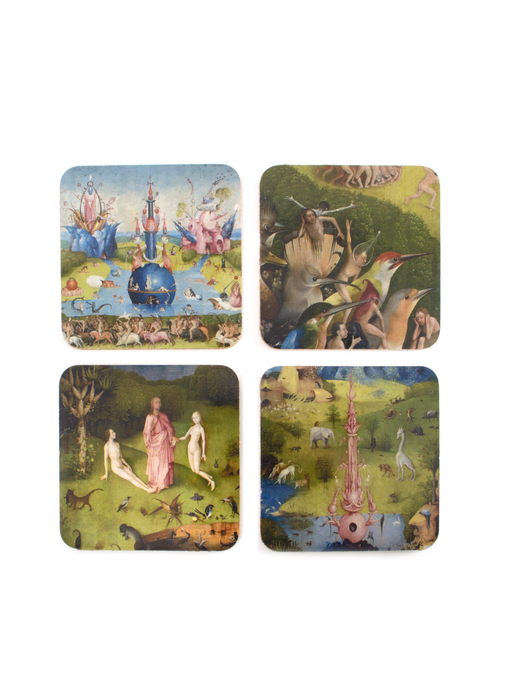 Coasters, set of 4, Jheronimus Bosch , Garden of Earthly Delights