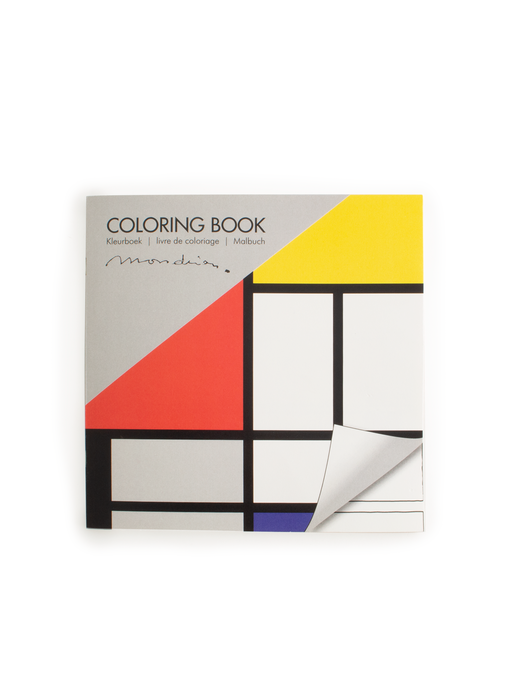 Colouring notebook, Mondriaan