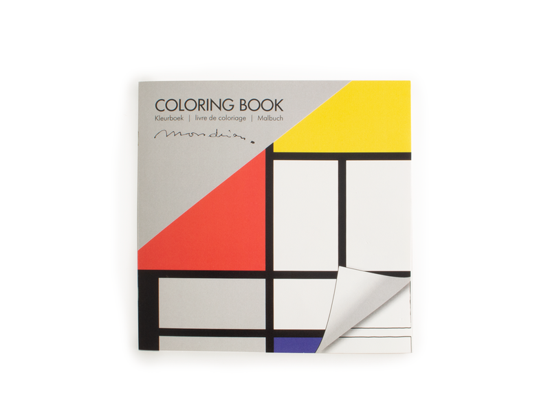 Libro de colorear, Composición, Mondrian