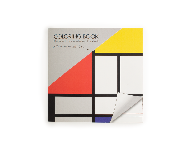 Livre de coloriage , Composition, Mondrian