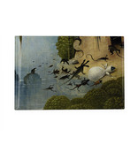 Magnet de réfrigérateur,  Le Jardin des délices, J. Bosch,reptiles