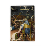 Imán para nevera, Garden of Earthly Delights, J.Bosch, figura azul