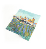 Lens cloth ,View of Saintes-Maries-de-la-Mer, Van Gogh