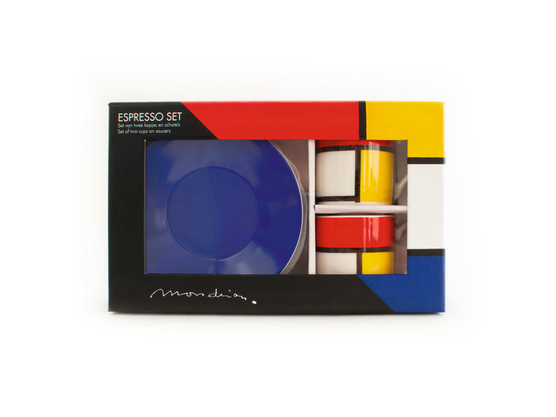 Set de espresso, Mondriaan