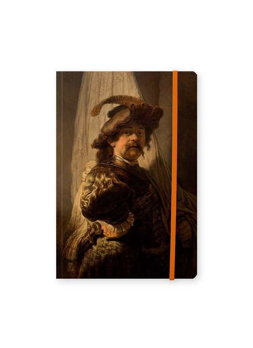 Cuaderno de tapa blanda, A5, Rembrandt, el portador de la bandera