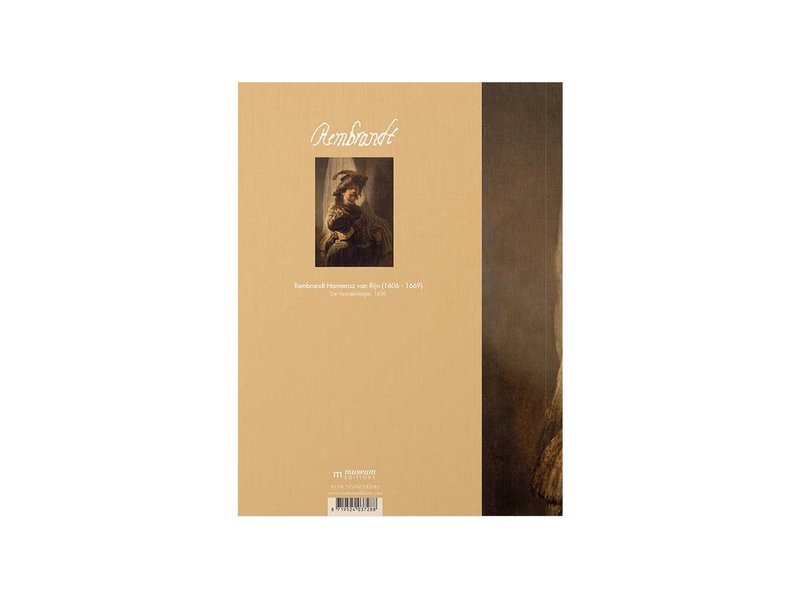 Softcover kunst schetsboek, Rembrandt, De Vaandeldrager