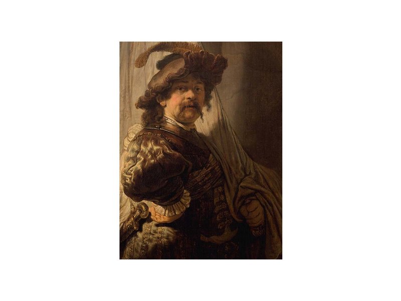 Softcover kunst schetsboek, Rembrandt, De Vaandeldrager