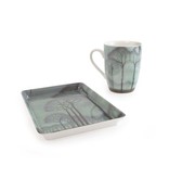 Set: Mug & tray, Jan Mankes, Row of trees