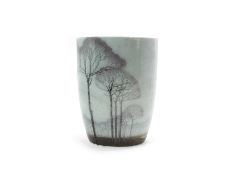 Tasse,  Jan Mankes, rangée d'arbres