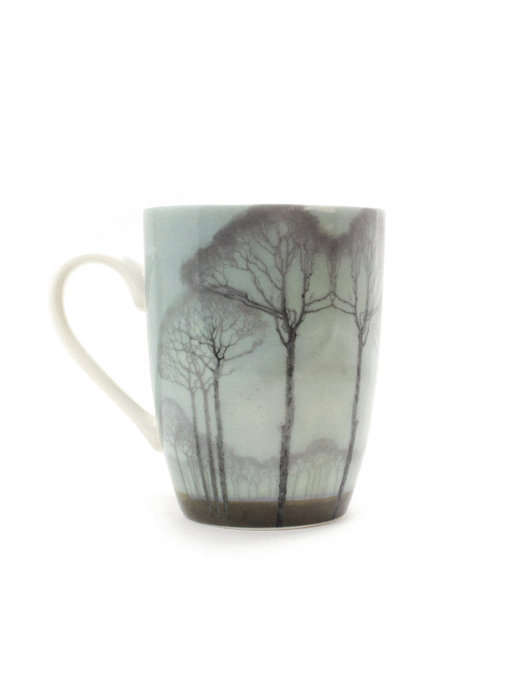 Tasse,  Jan Mankes, rangée d'arbres