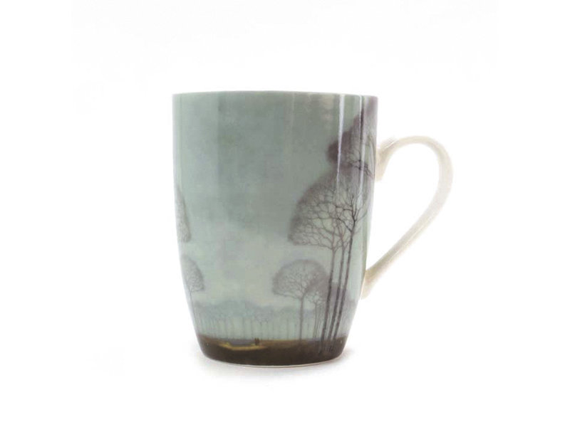 Tasse,  Jan Mankes, rangée d'arbres